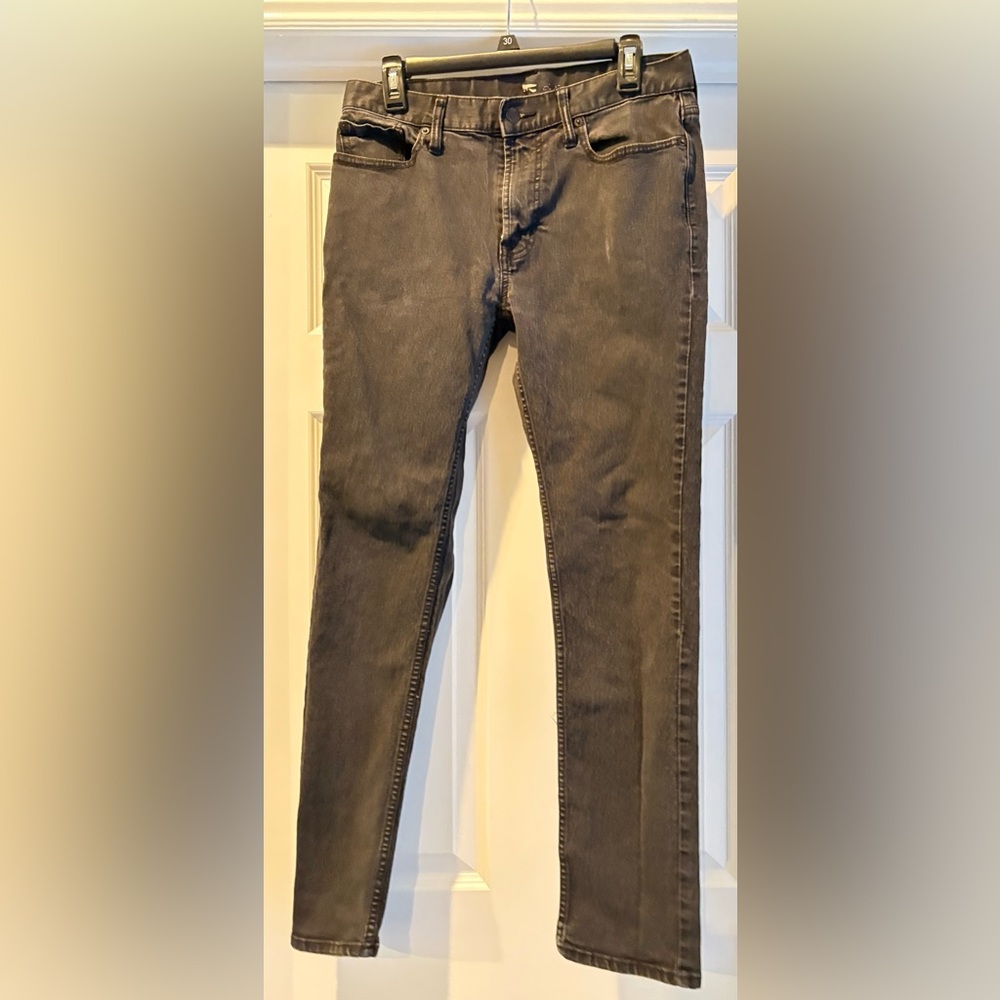 Old Navy Men's Charcoal Straight Leg Jeans